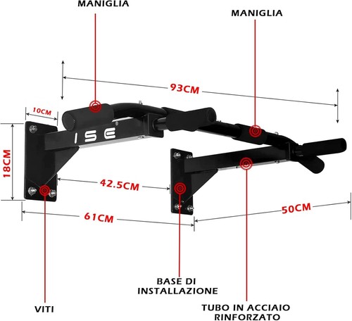 Ise sbarra trazioni muro - ise,